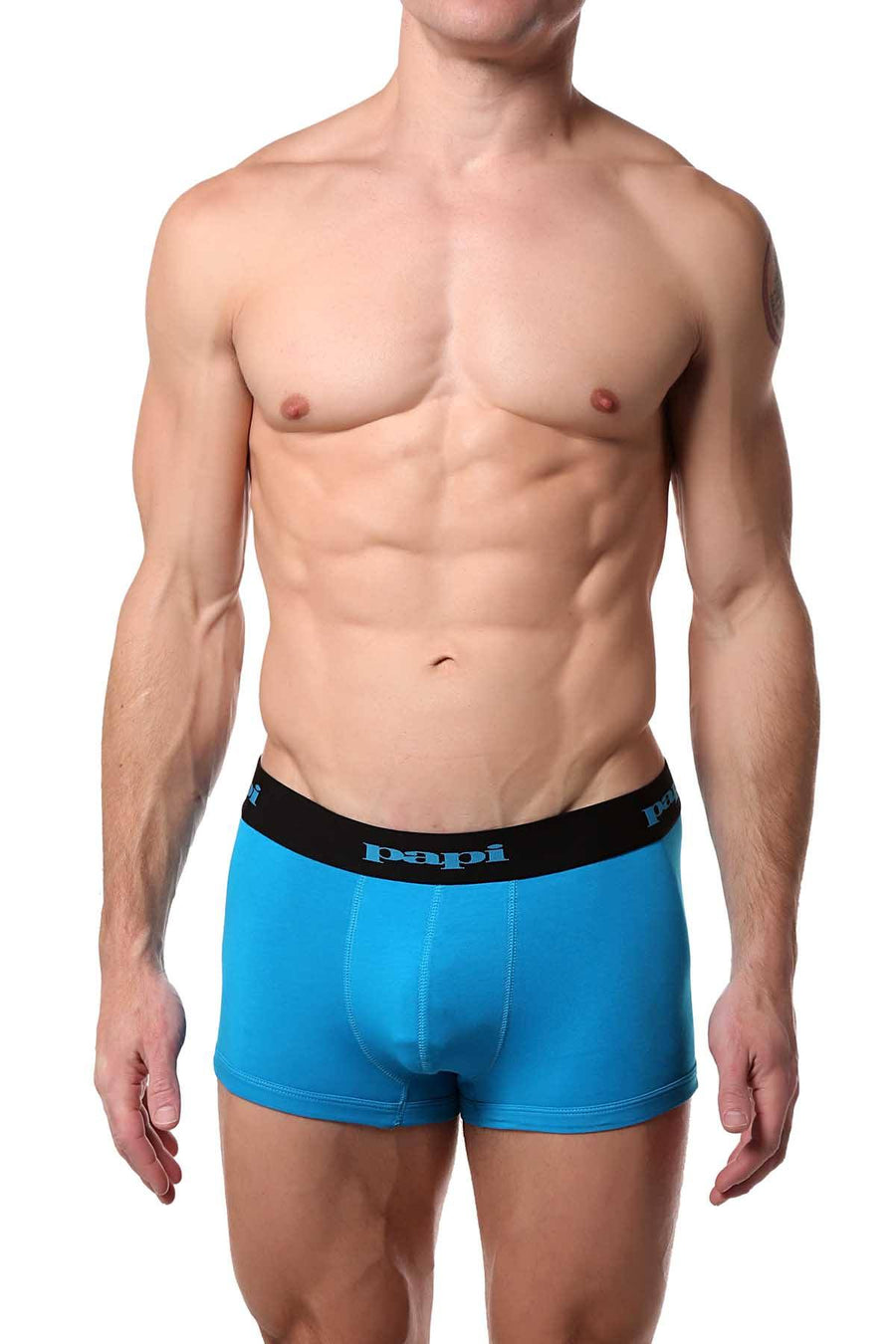Papi Black/Grey/Teal Brazilian Trunk 3-Pack