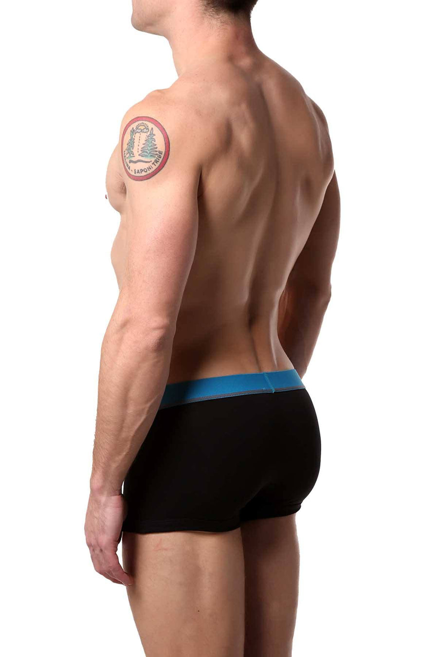 Papi Black/Teal Brazilian Trunk 3-Pack
