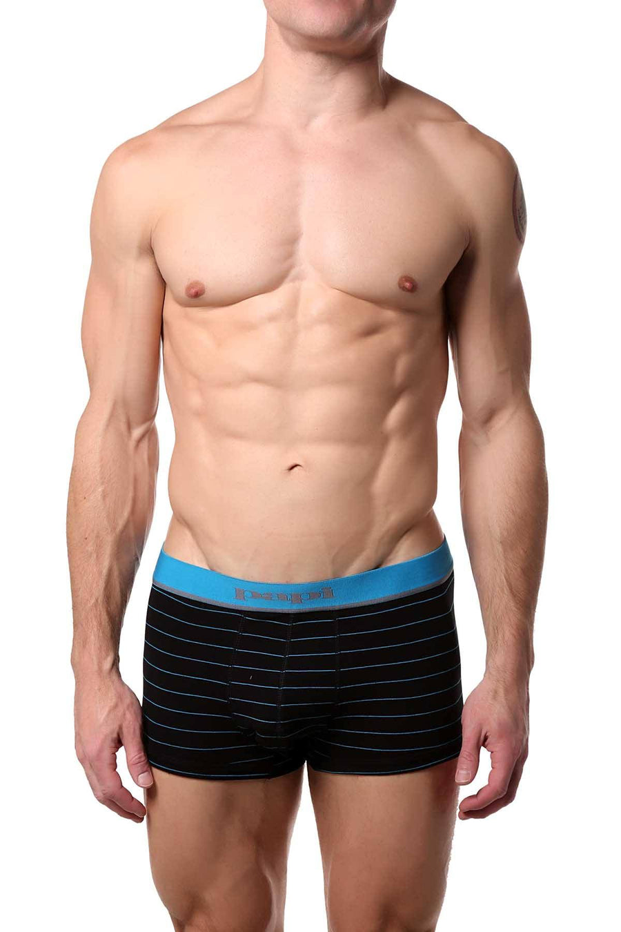 Papi Black/Teal Brazilian Trunk 3-Pack