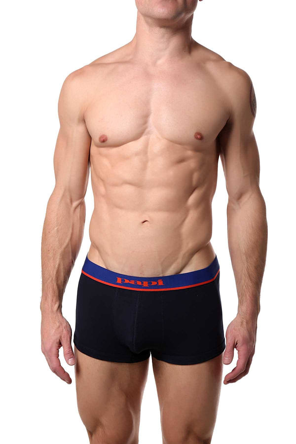 Papi Blue/Navy/Orange Brazilian Trunk 3-Pack