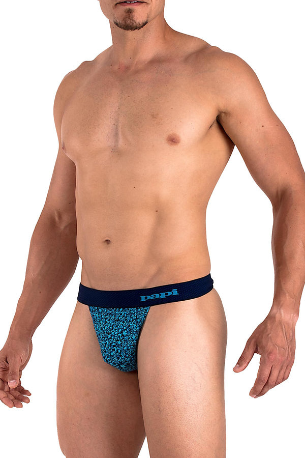 Papi Blue Versailles Thong