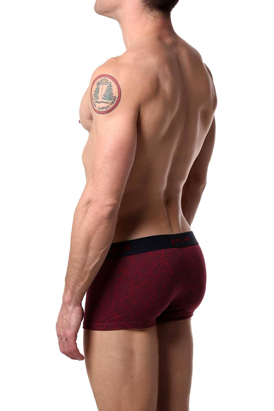 Papi Burgundy/Charcoal/Navy Brazilian Trunk 3-Pack
