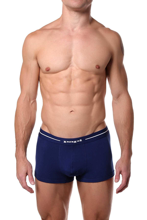 Papi Green/Blue/White Striped/Solid Brazilian Trunk 3-Pack