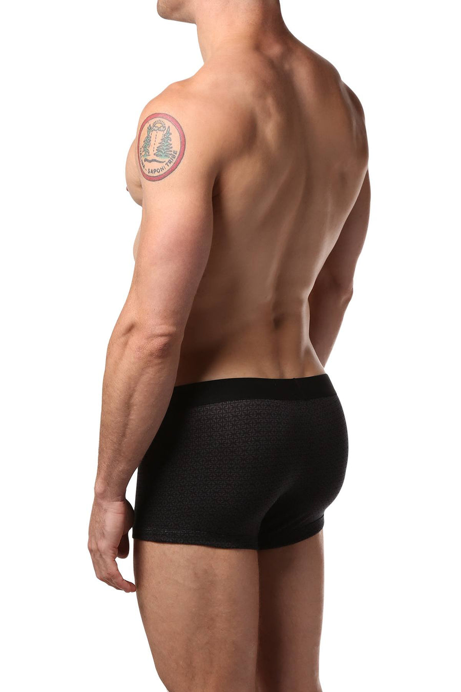 Papi Grey/Black/Print Brazilian Trunk 3-Pack
