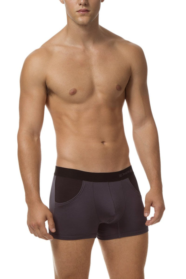 Papi Grey Miami Beach Boxer Trunk