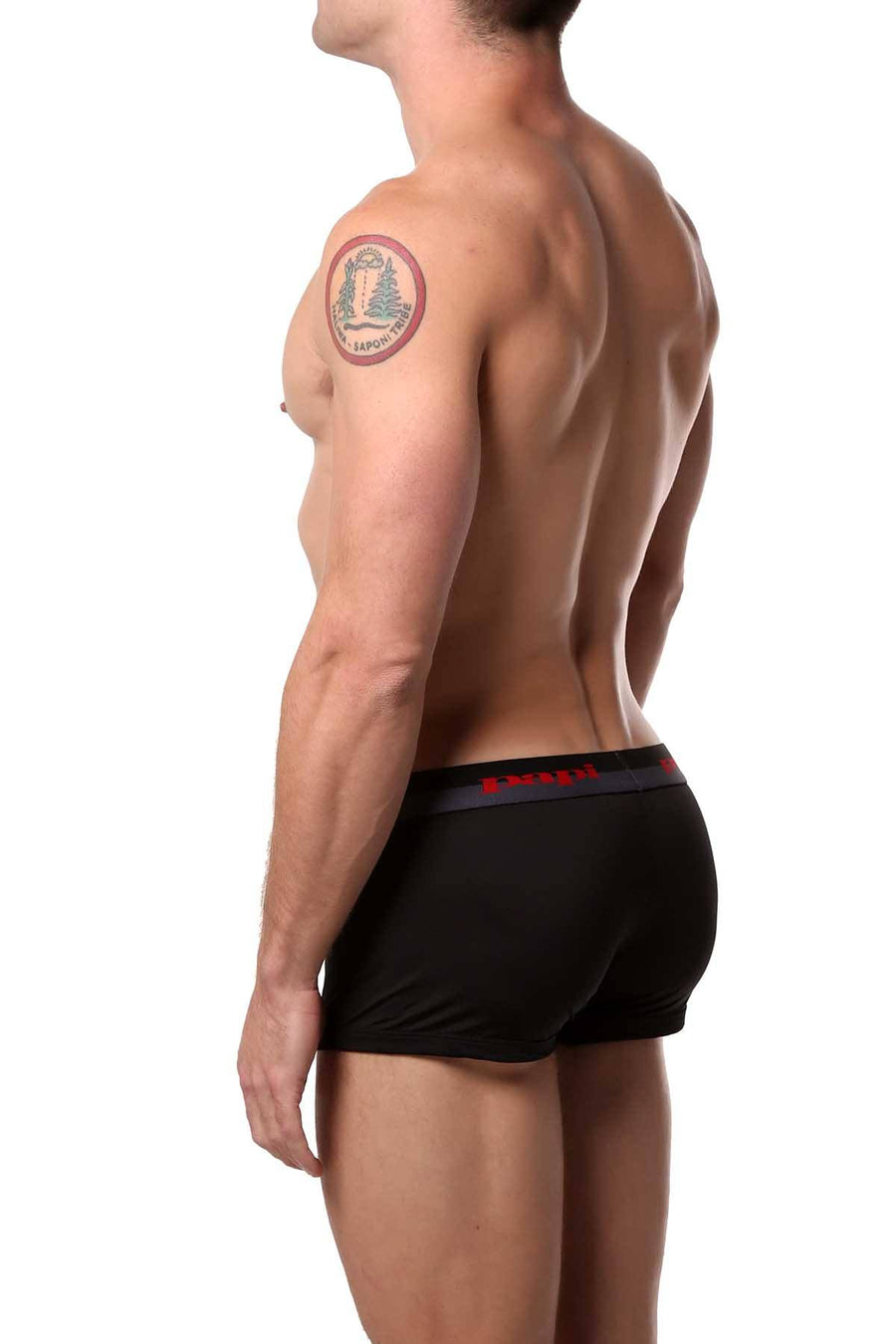 Papi Grey/Red/Black Sport-Performance Trunk 3-Pack