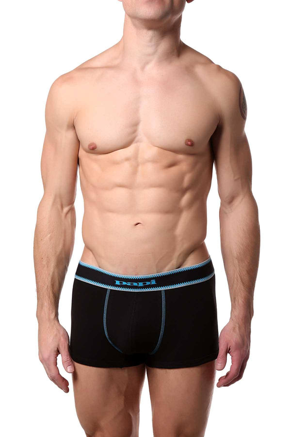 Papi Grey/Teal/Navy Film-Strip Brazilian Trunk 3-Pack