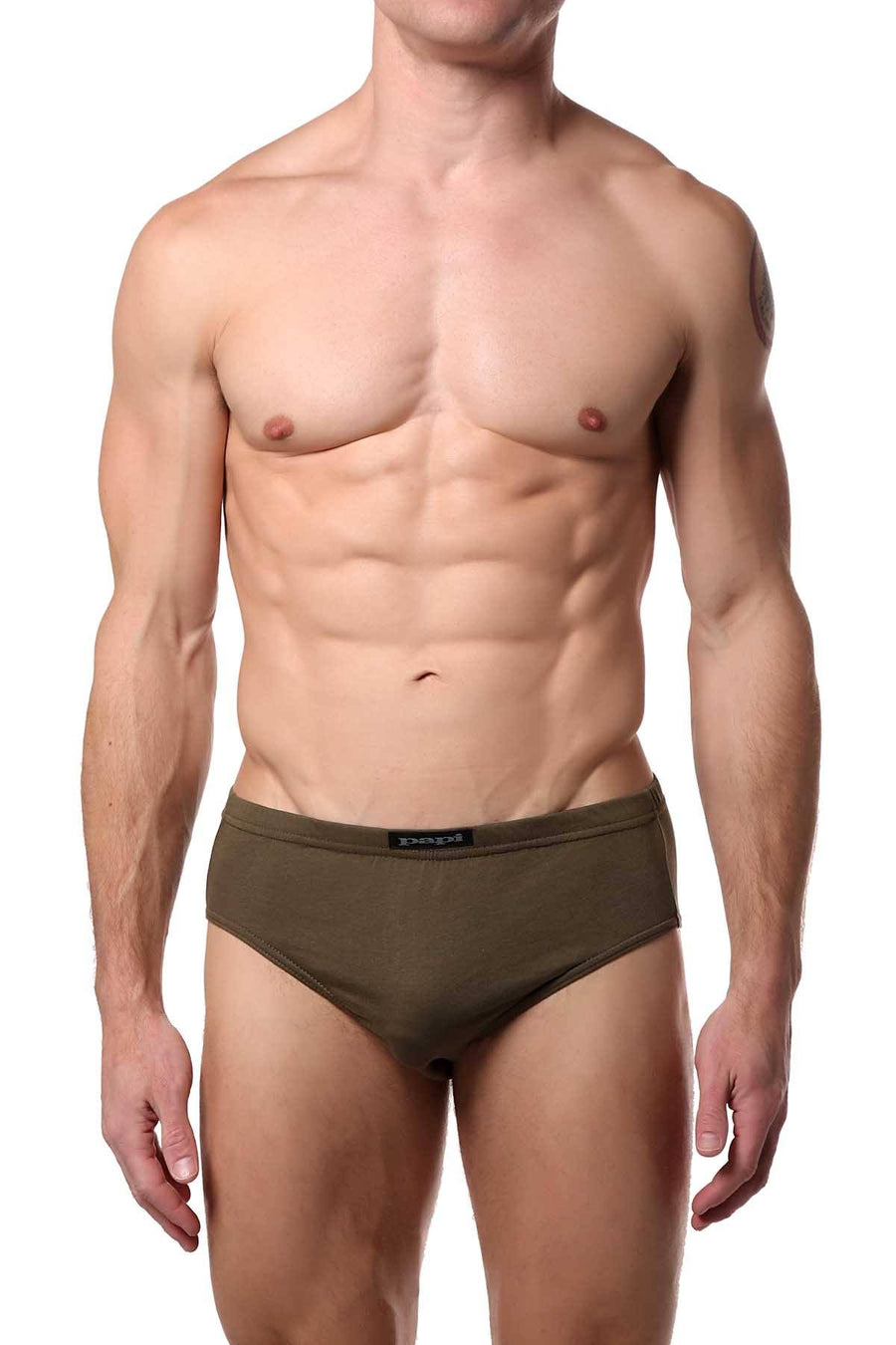 Papi Military-Hues Premium Cotton Low-Rise Brief 5-Pack
