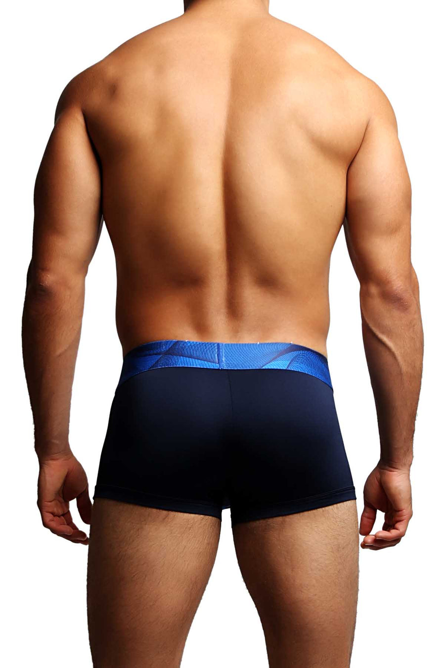Papi Navy/Blue Contrast Microfusion Performance Brazilian Trunk 2-Pack