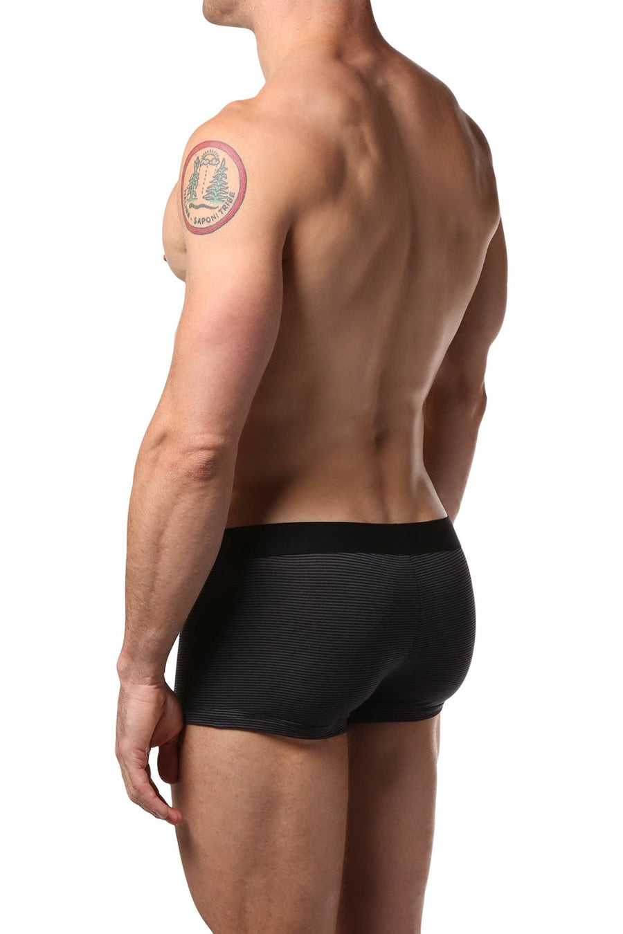 Papi Olive/Black/Stripe Brazilian Trunk 3-Pack