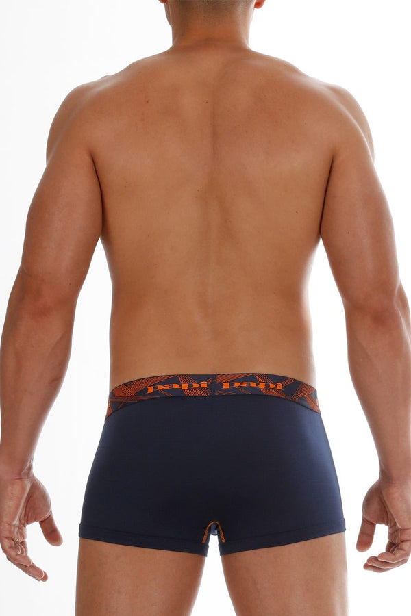 Papi Orange/Navy Performance-Mesh Brazilian Trunk 2-Pack