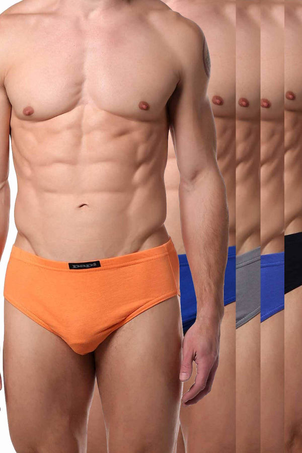 Papi Orange-Soda Premium Cotton Low-Rise Brief 5-Pack