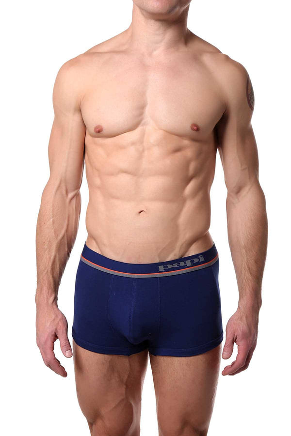 Papi Papaya/Grey/Blue Brazilian Trunk 3-Pack