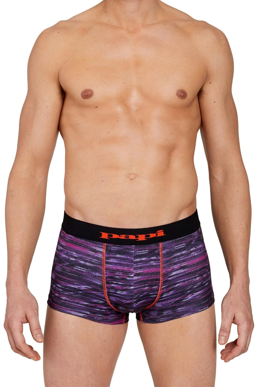 Papi Red Glitch Print Microfiber Trunk