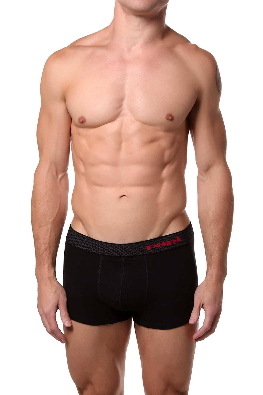 Papi Red/Grey/Black Solid Brazilian Trunk 3-Pack
