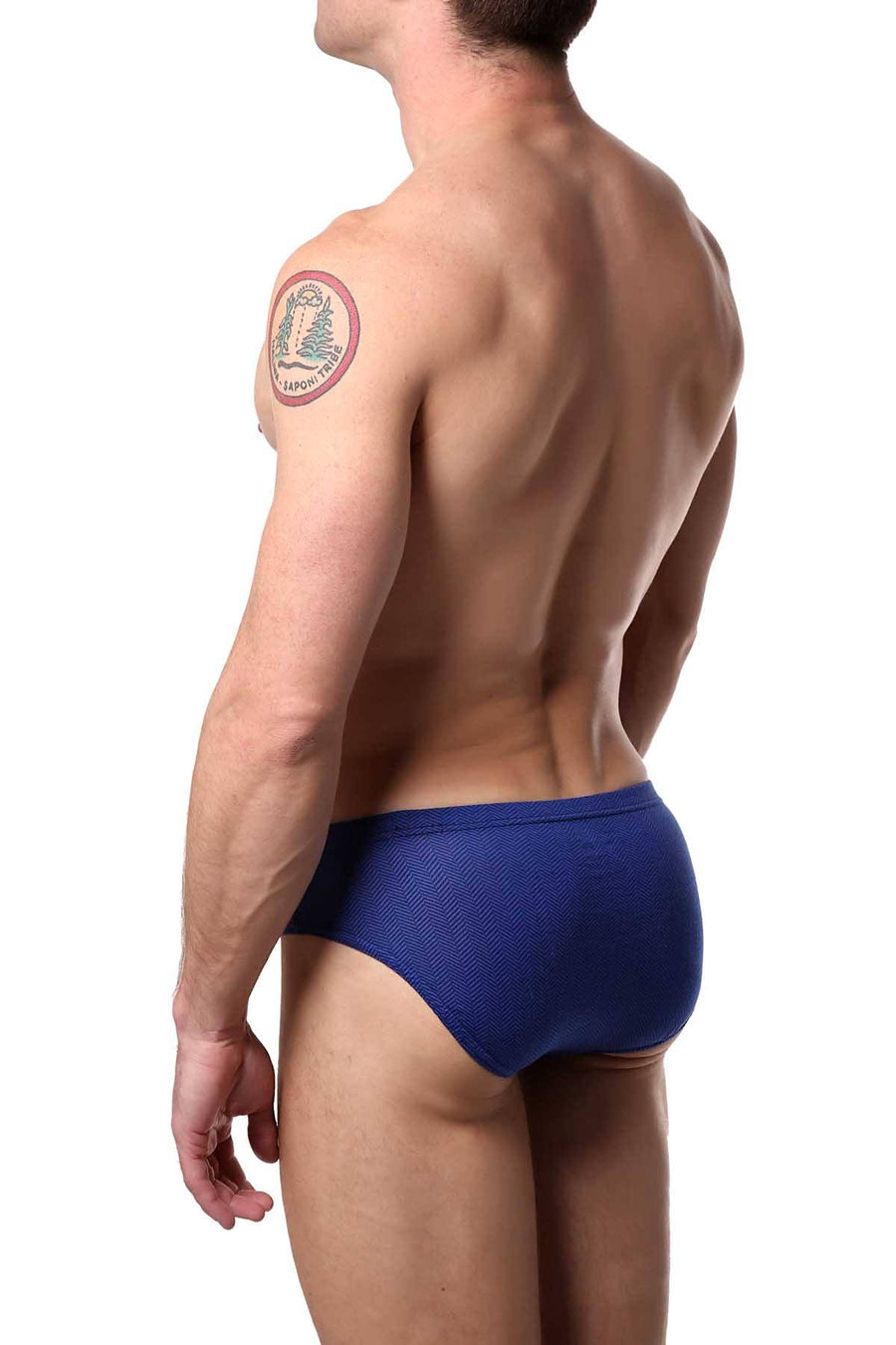 Papi Shades-of-Blue Premium Cotton Low-Rise Brief 5-Pack