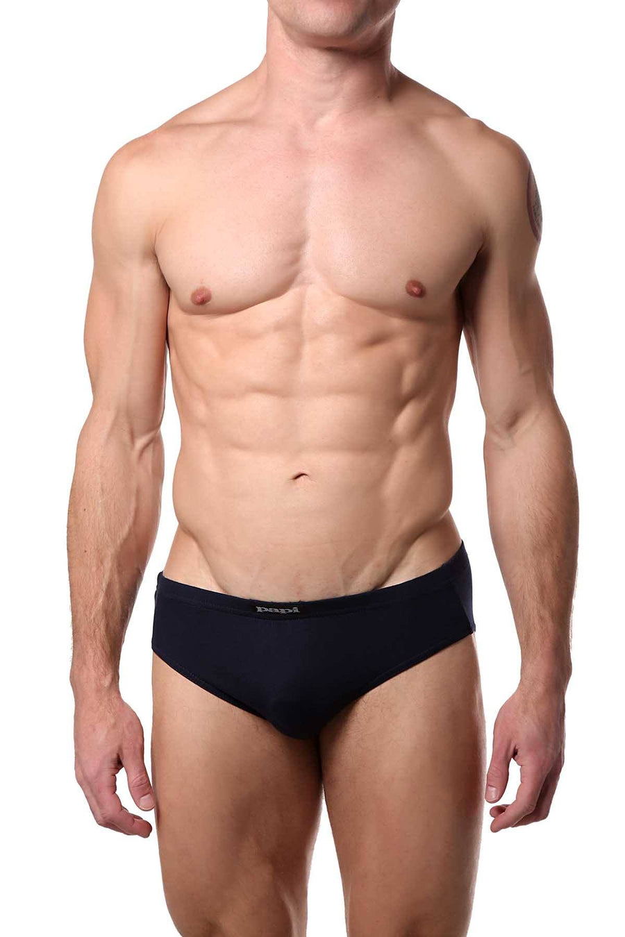 Papi Shades-of-Blue Premium Cotton Low-Rise Brief 5-Pack