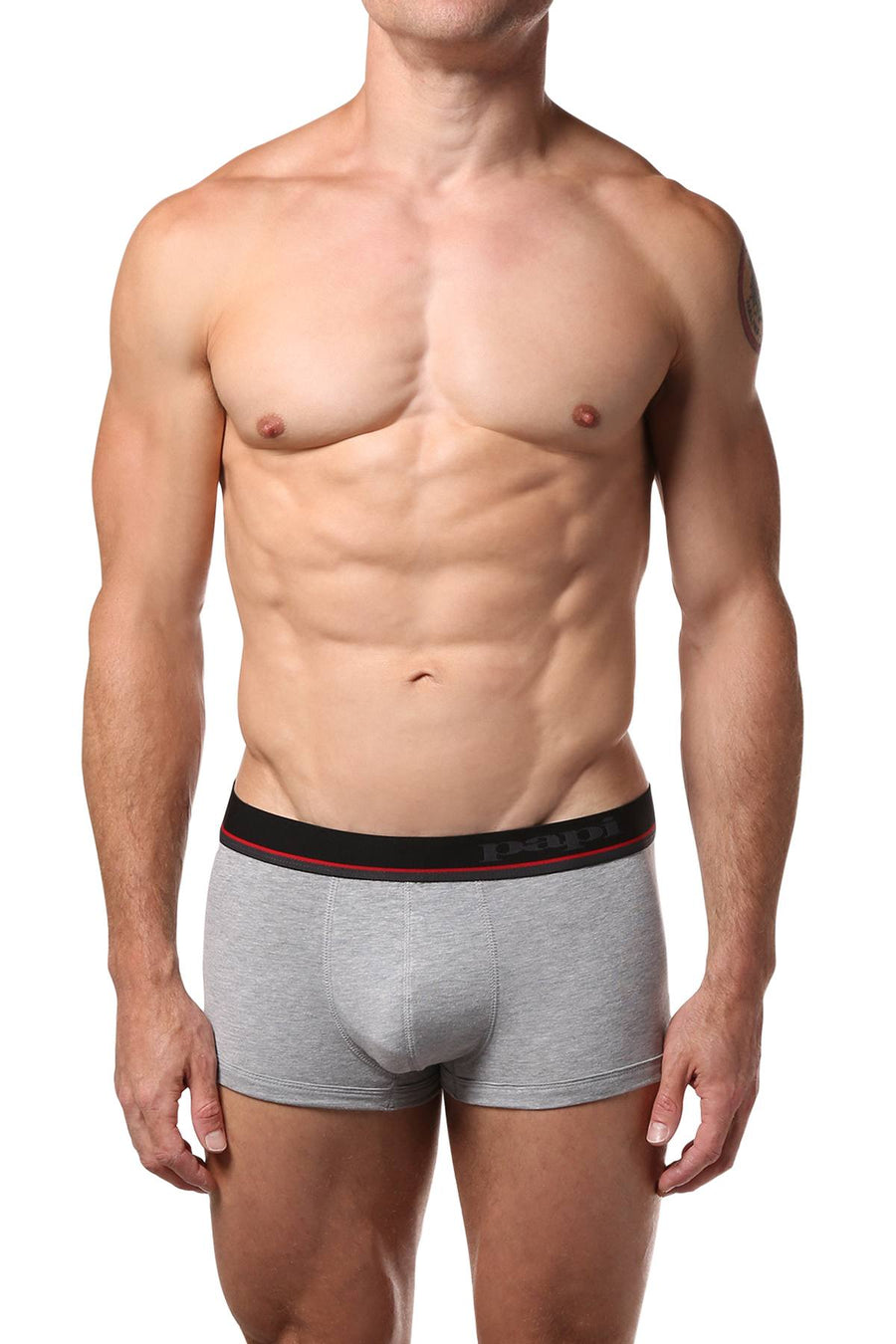 Papi Solid Red/Grey/Black Brazilian Trunk 3-Pack