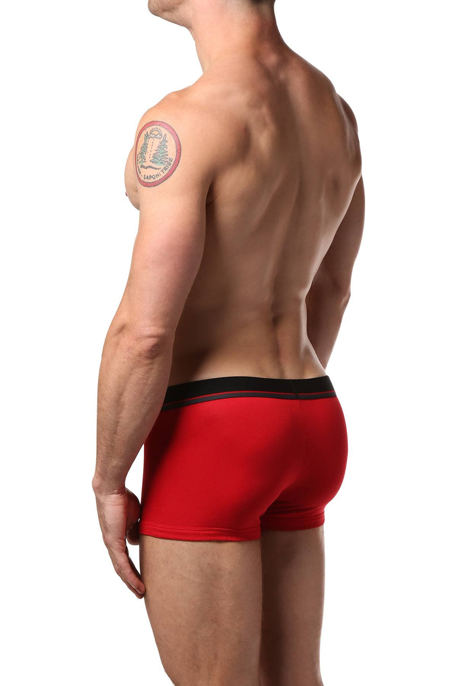 Papi Solid Red/Grey/Black Brazilian Trunk 3-Pack
