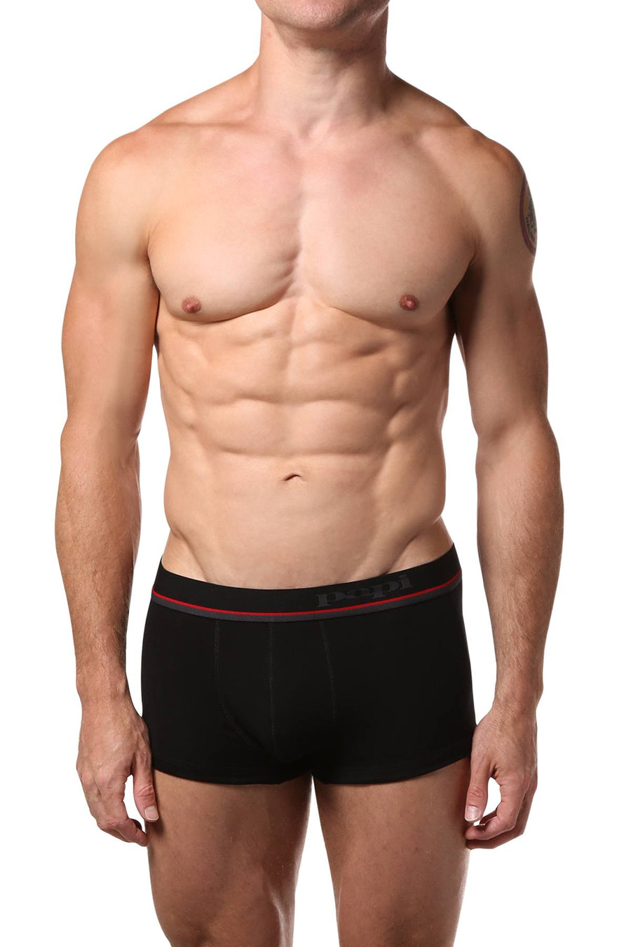 Papi Solid Red/Grey/Black Brazilian Trunk 3-Pack