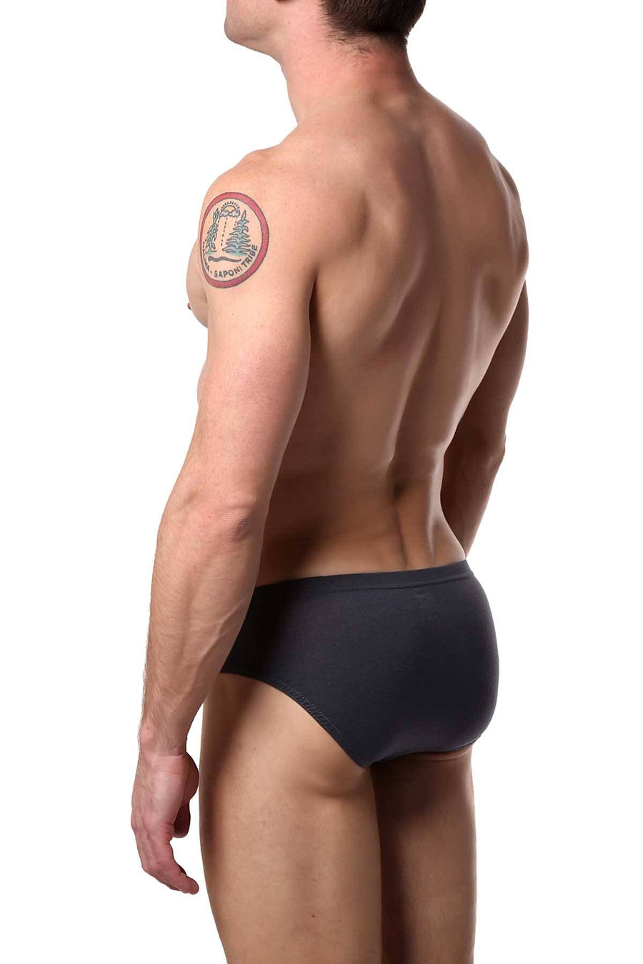 Papi Striped/Solid-Basics Premium Cotton Low-Rise Brief 5-Pack