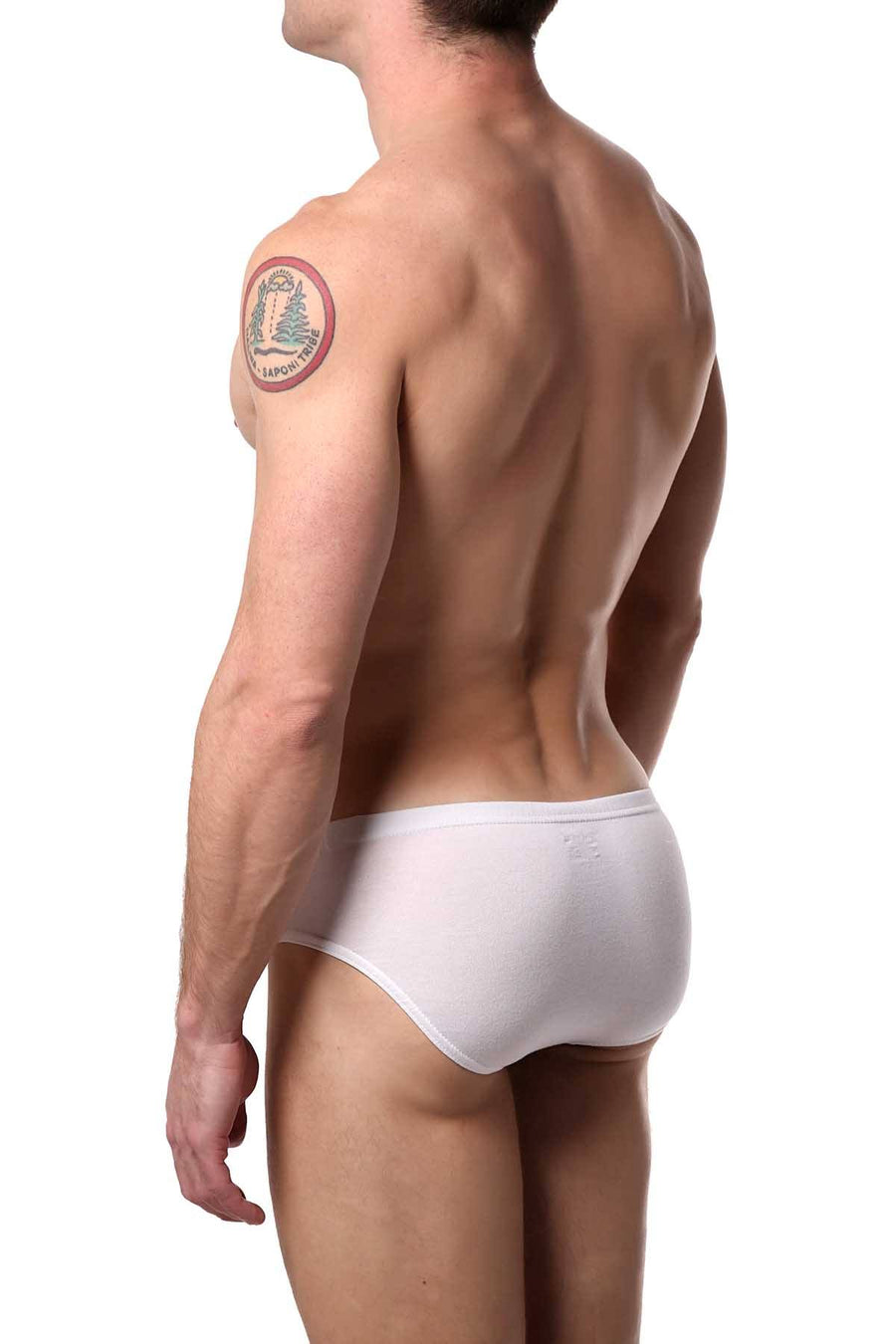 Papi Striped/Solid-Basics Premium Cotton Low-Rise Brief 5-Pack