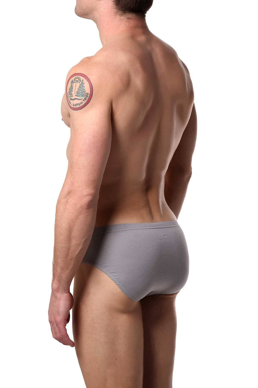 Papi Stripes-and-Solids Premium Cotton Low-Rise Brief 5-Pack