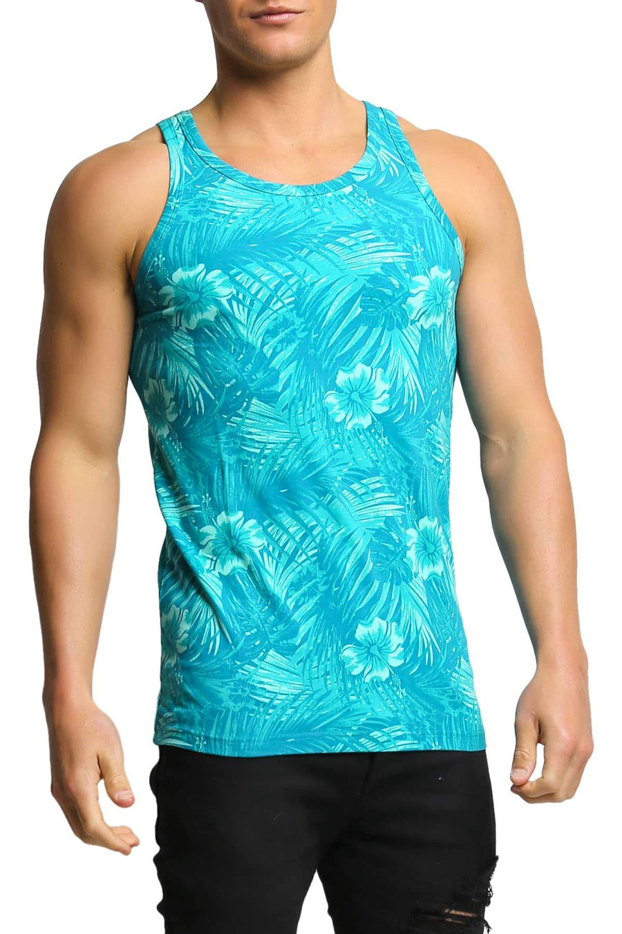 Papi Teal Oasis Tank Top
