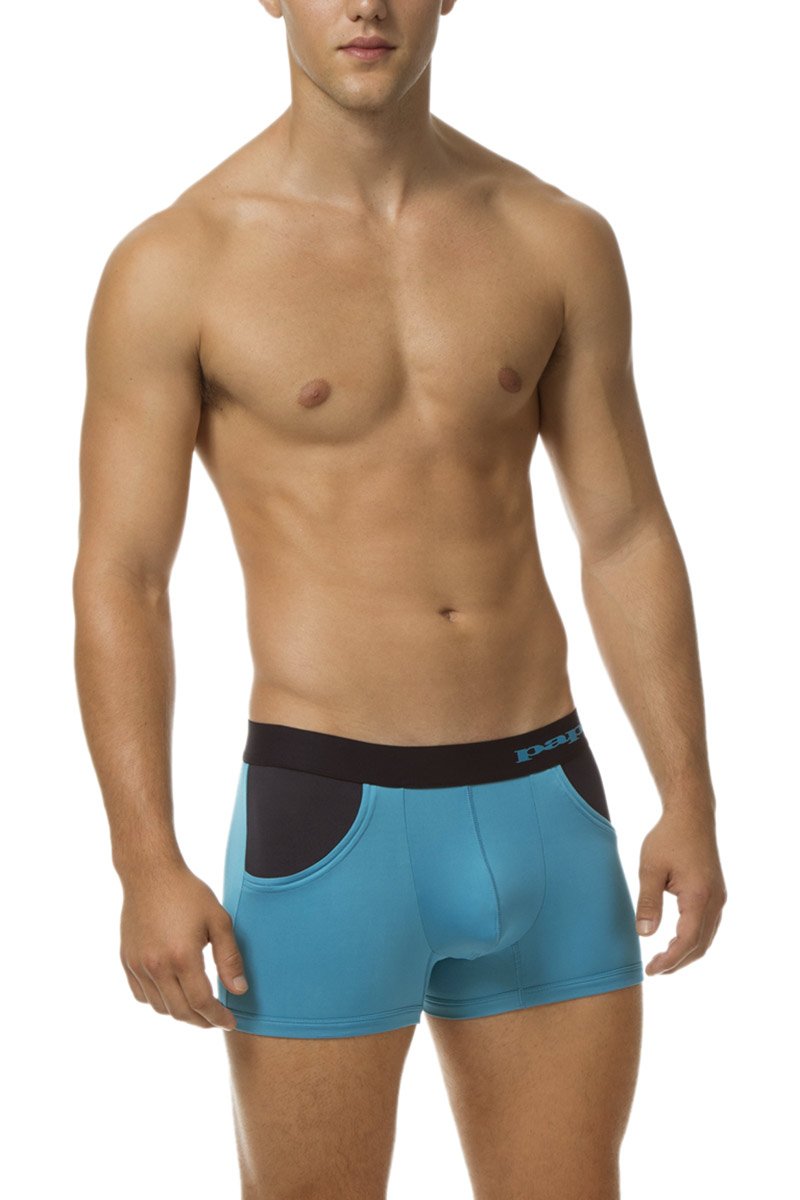 Papi Turquoise Miami Beach Boxer Trunk