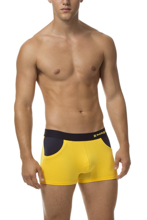 Papi Yellow Miami Beach Boxer Trunk
