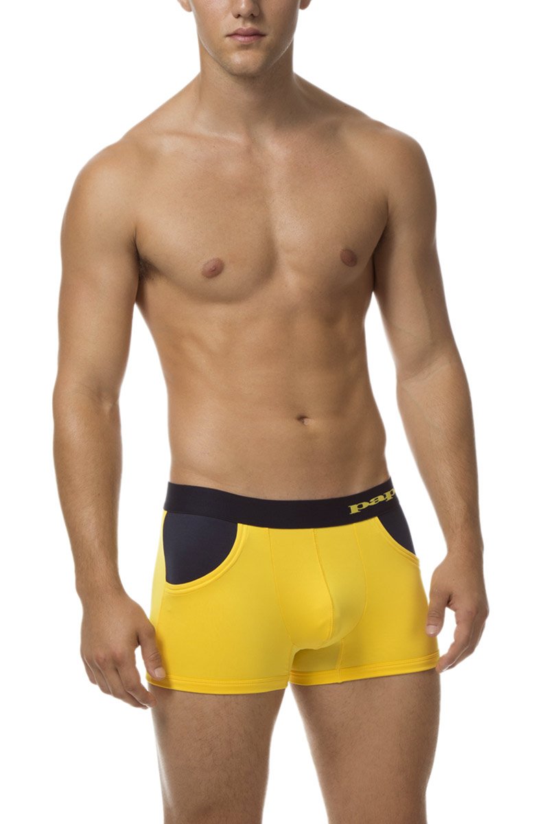 Papi Yellow Miami Beach Boxer Trunk