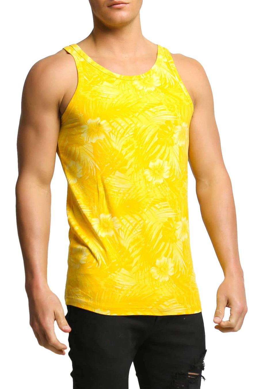 Papi Yellow Oasis Tank Top