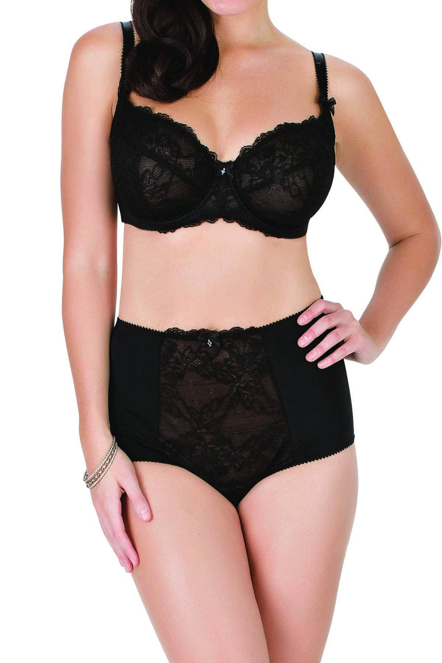 Parfait Sophia Black Lace Full-Cup Bra