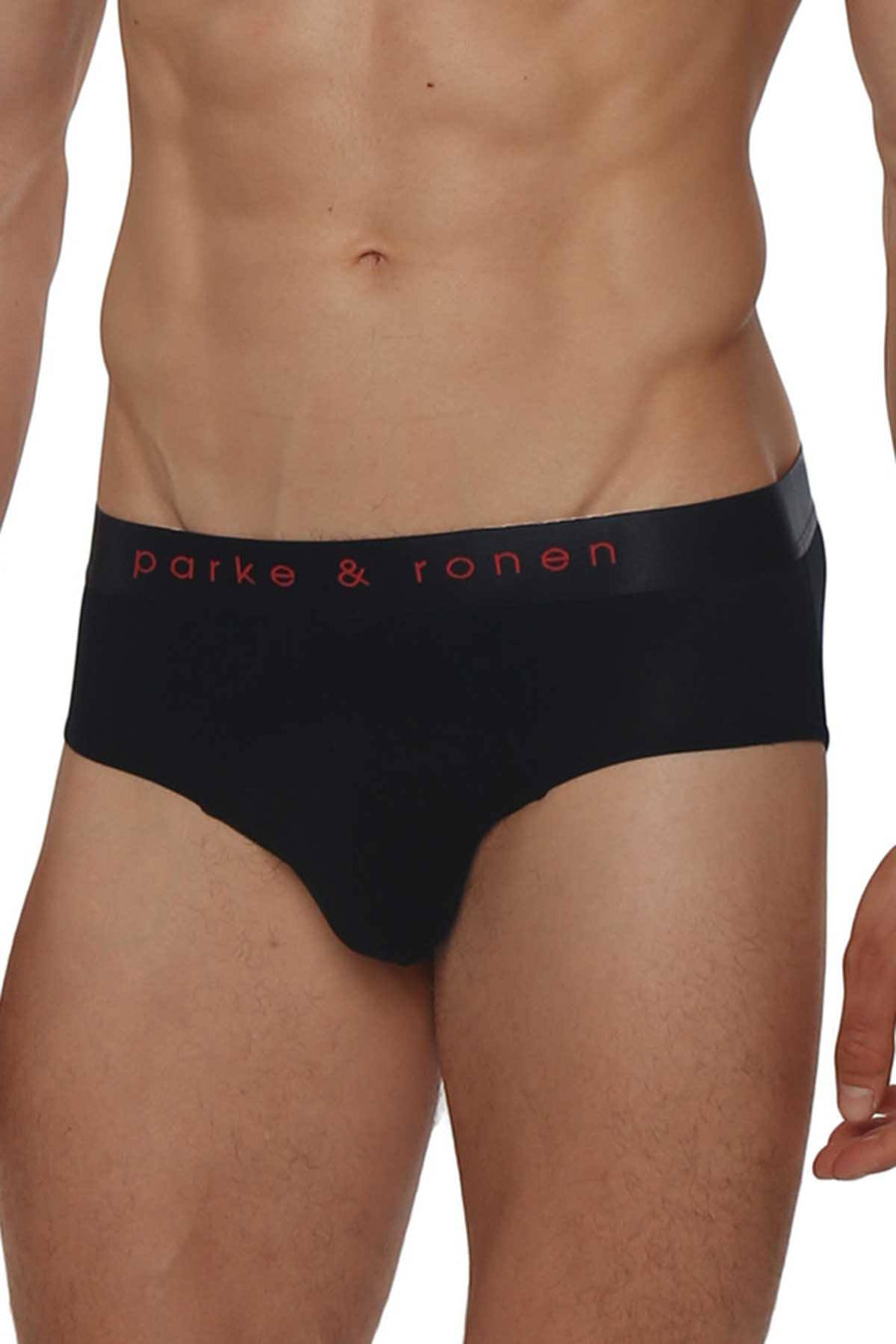 Parke & Ronen Black Solid Brief