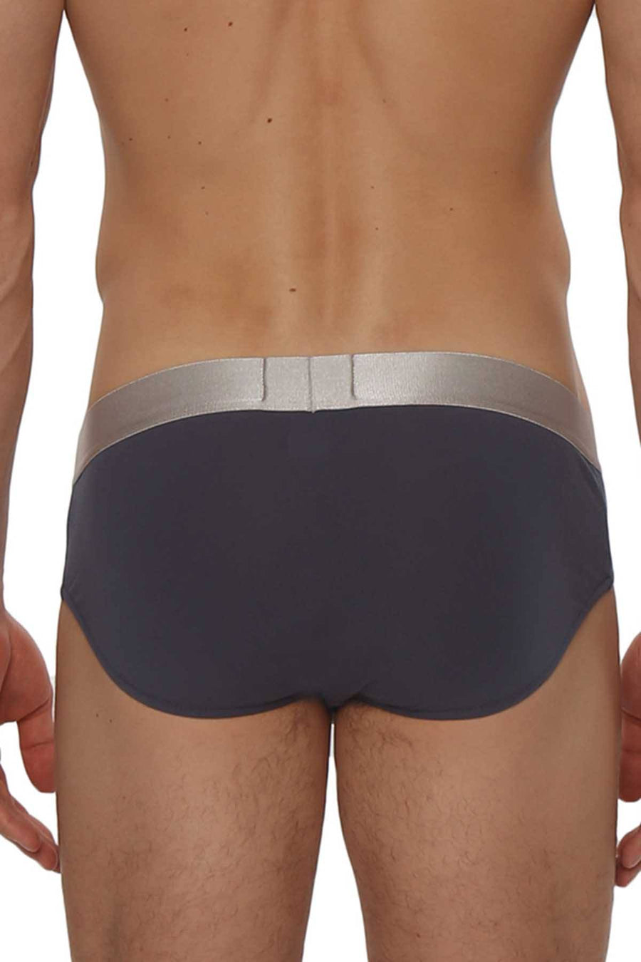 Parke & Ronen Grey Solid Brief