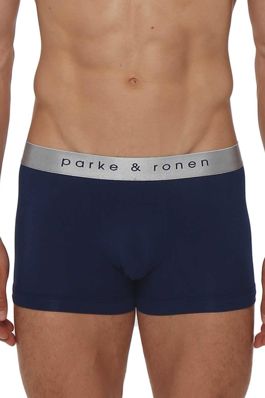 Parke & Ronen Navy-Blue Solid Trunk