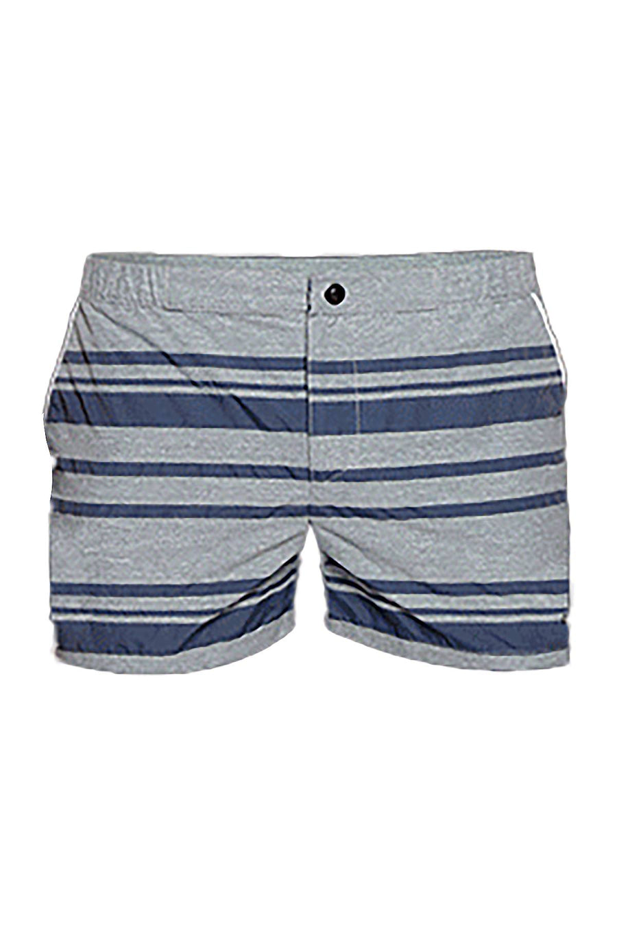 Parke and Ronen Navy/Grey 2" Angeleno Swim Trunk