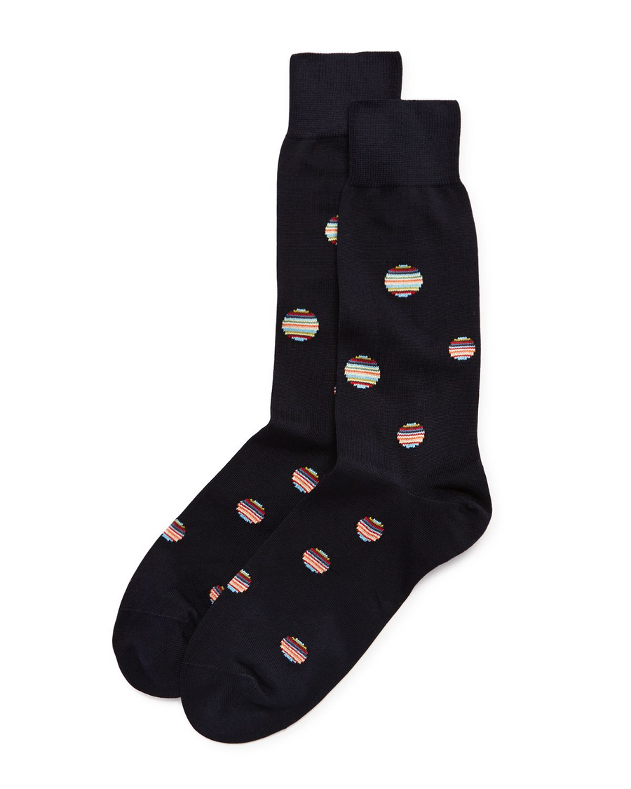 Paul Smith Big Dot Socks Black