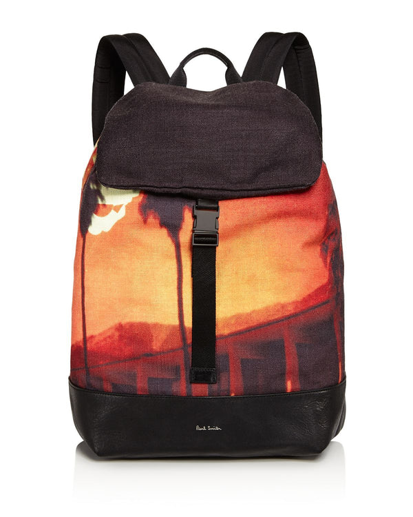Paul Smith Pauls Sunset Photo Print Backpack Multi