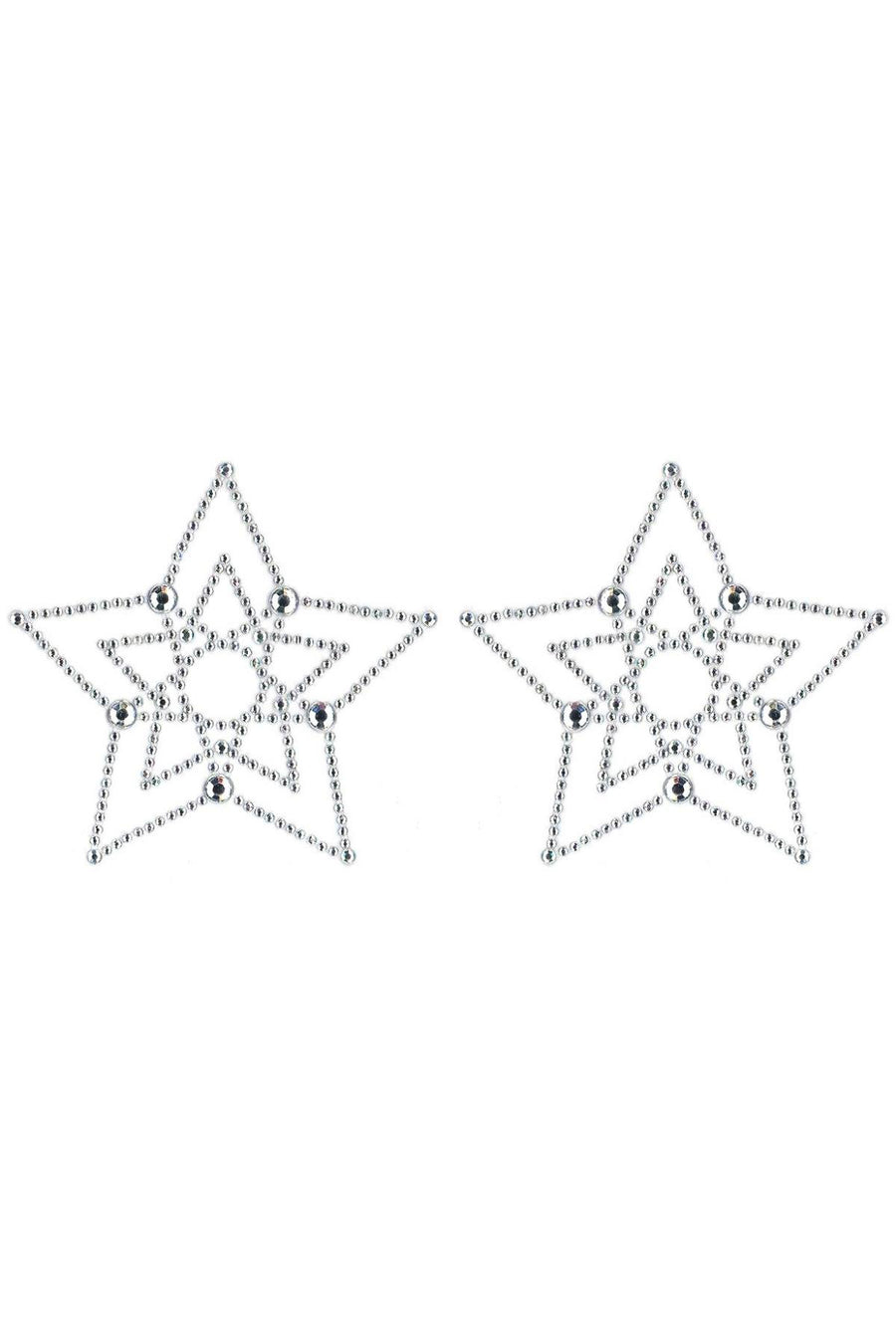 Peekaboos Diamond Crystal Star Pasties