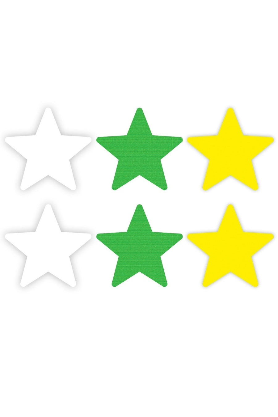 Peekaboos Neon Star Pasties