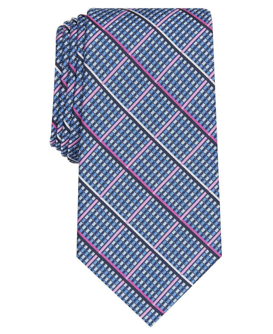 Perry Ellis Elliot Grid Tie Navy