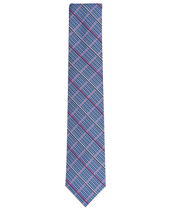 Perry Ellis Elliot Grid Tie Navy