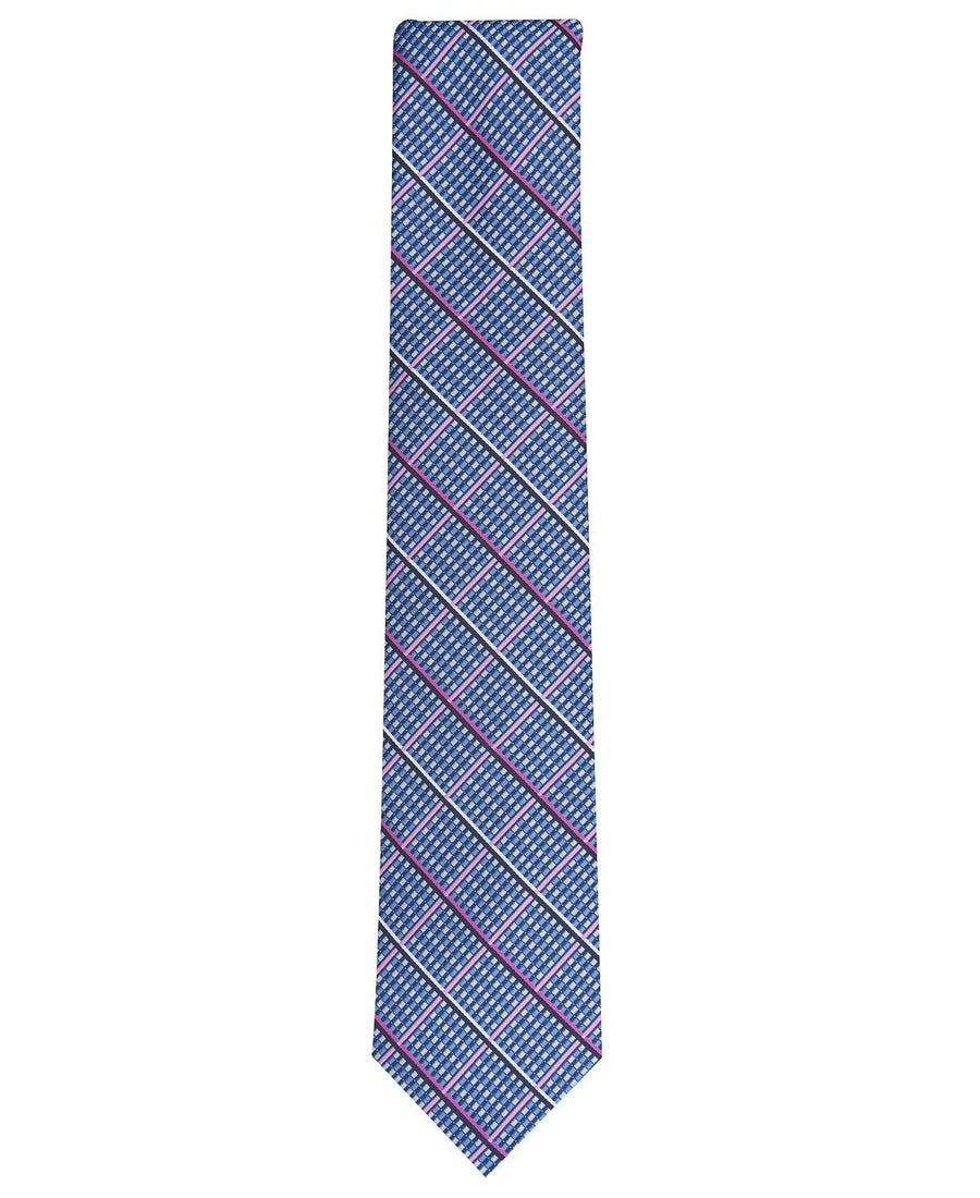 Perry Ellis Elliot Grid Tie Navy