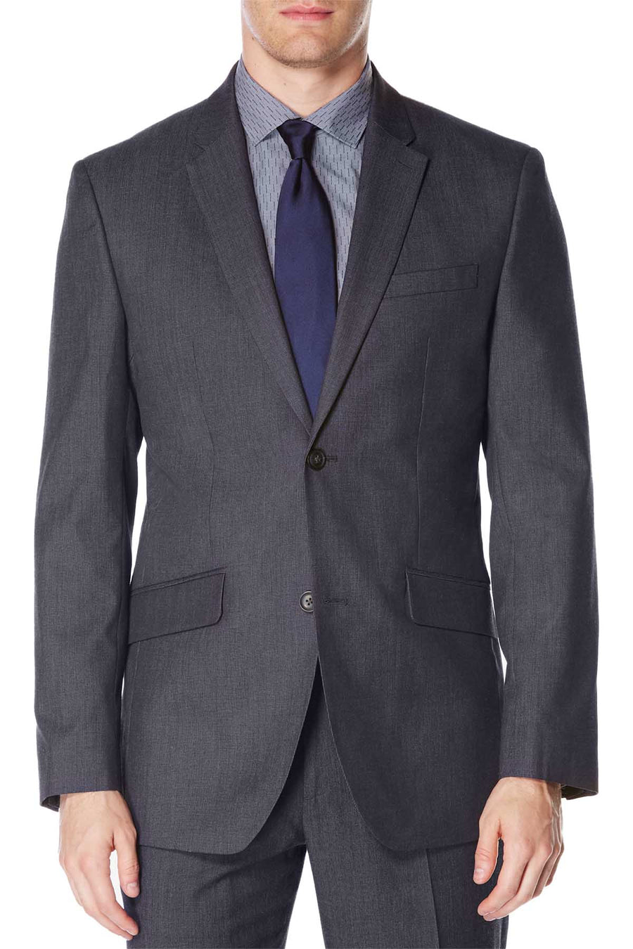 Perry Ellis Navy Dressy Essentials Classic Fit Performance Jacket