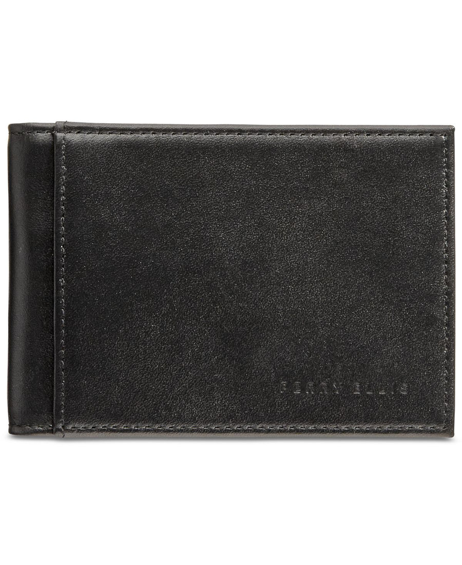 Perry Ellis Portfolio Closeout! Leather Front-pocket Rfid Wallet Black