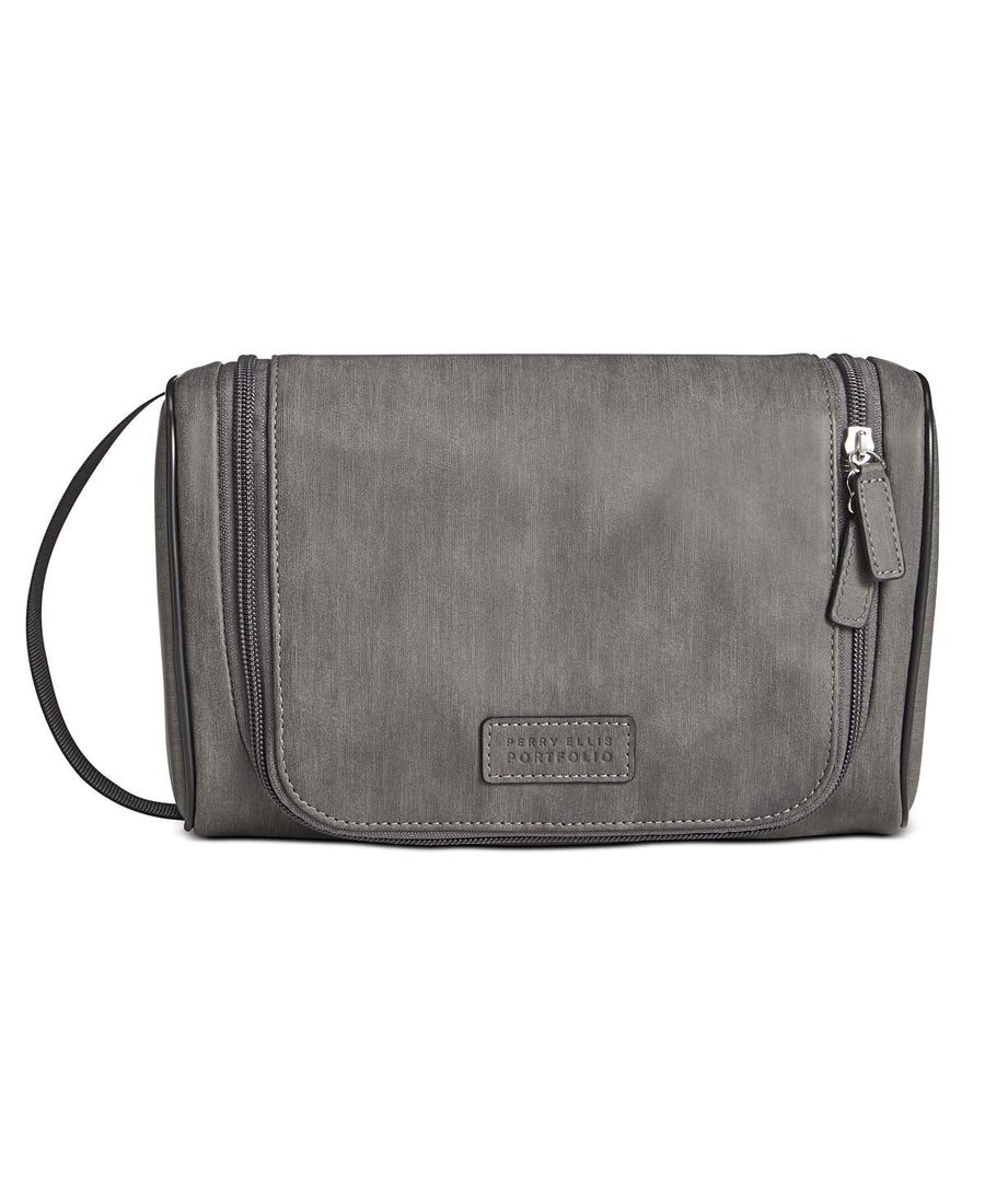 Perry Ellis Portfolio Perry Ellis Hanging Shave Kit Gray
