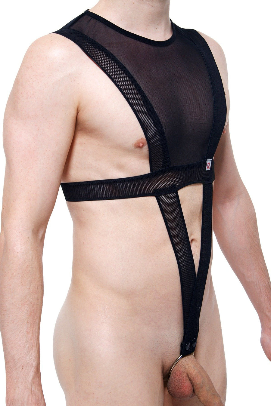 PetitQ Black Cru Harness with C-Ring