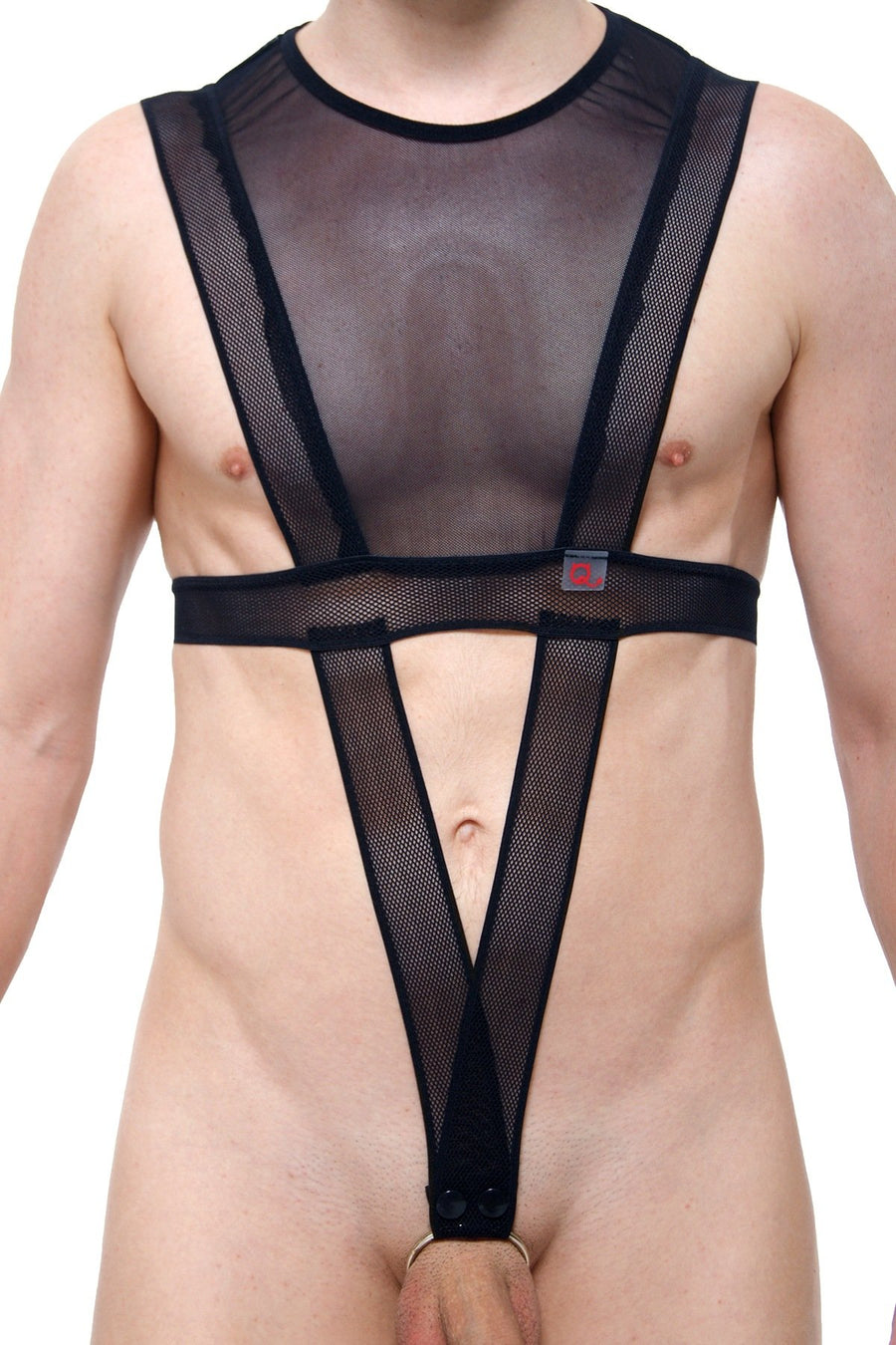 PetitQ Black Cru Harness with C-Ring
