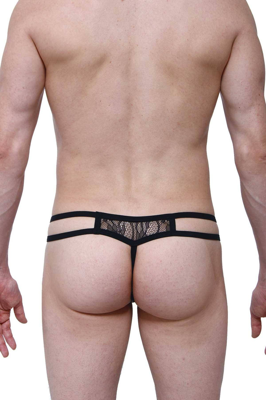PetitQ Black Ornex Thong